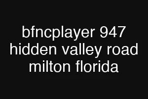 bfncplayer 947 hidden valley road milton florida